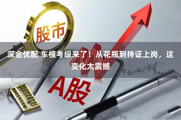 深金优配 车模考级来了！从花瓶到持证上岗，这变化太震撼